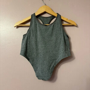 Aerie Cropped Tank Gray Women Size M